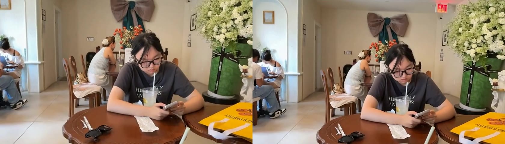 Retime: captured footage on the left, Vista4D retimed reshoot on the right